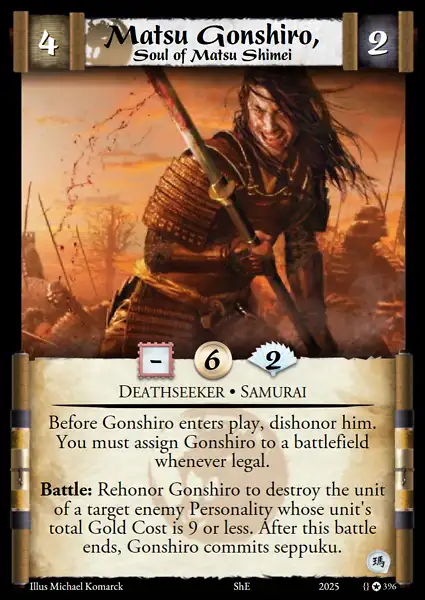 Matsu Gonshiro, Soul of Matsu Shimei
