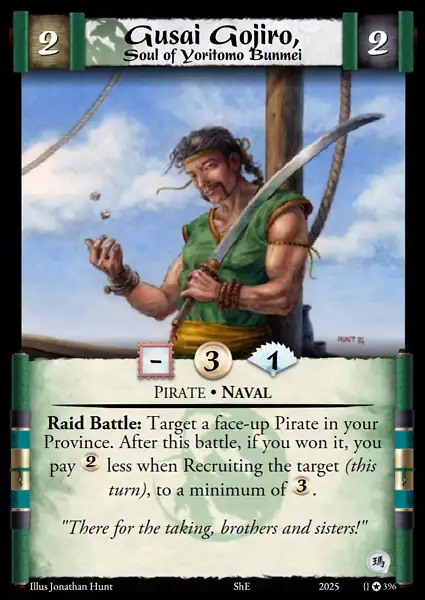 Gusai Gojiro, Soul of Yoritomo Bunmei