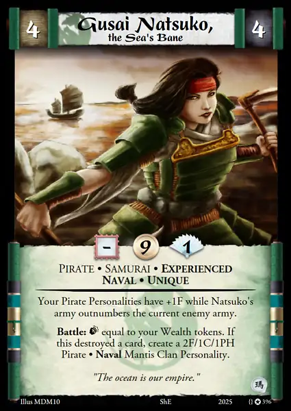 Gusai Natsuko, the Sea's Bane