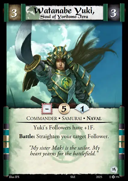 Watanabe Yuki, Soul of Yoritomo Jera