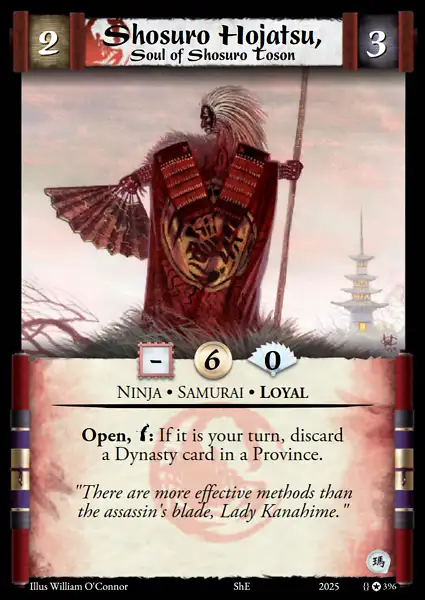 Shosuro Hojatsu, Soul of Shosuro Toson