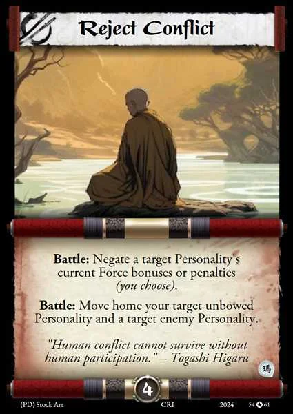 Reject Conflict