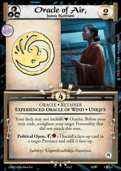 Oracle of Air, Isawa Koizumi