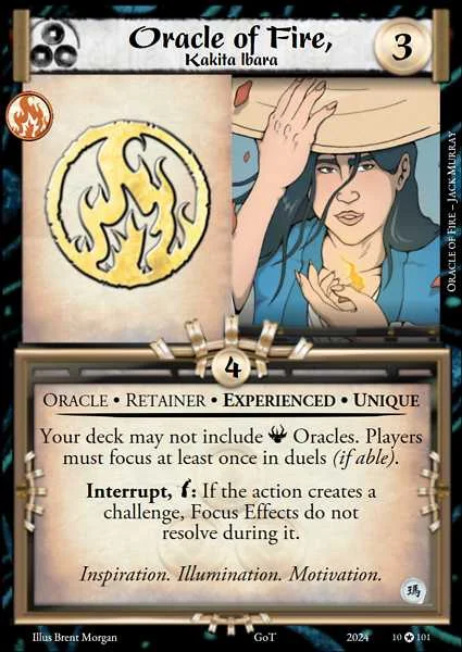 Oracle of Fire, Kakita Ibara