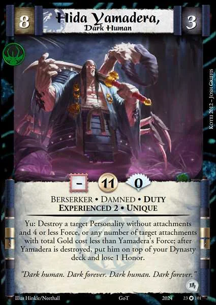 Hida Yamadera, Dark Human