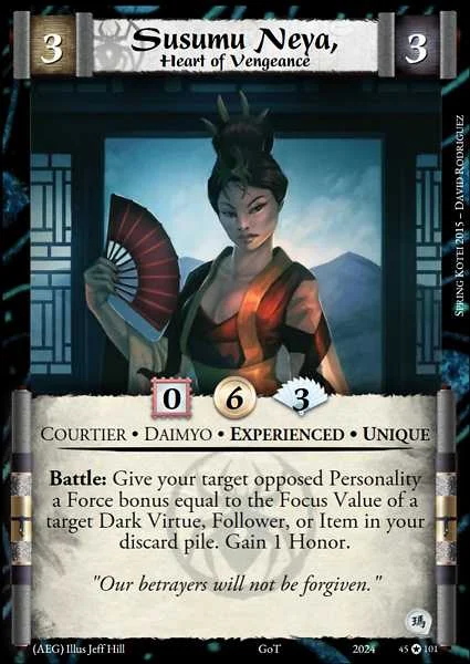Susumu Neya, Heart of Vengeance