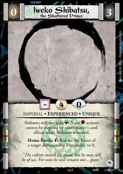 Iweko Shibatsu, the Shattered Prince