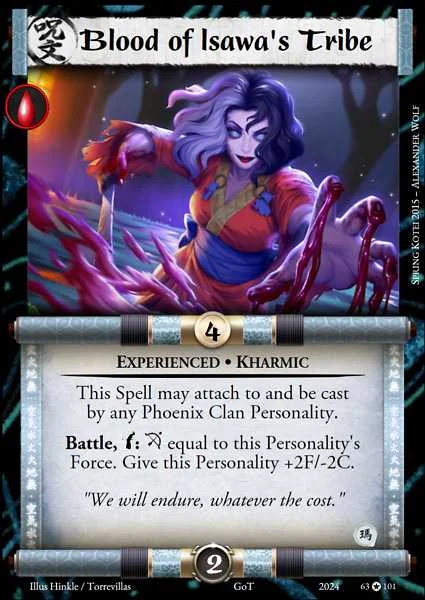Blood of Isawa's Tribe • Experienced