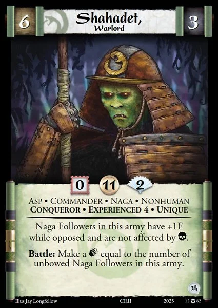Shahadet, Warlord