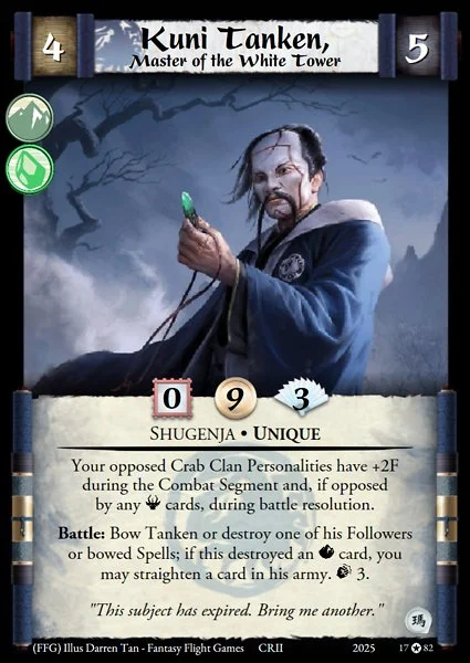 Kuni Tanken, Master of the White Tower