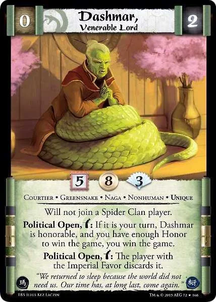 Dashmar, Venerable Lord