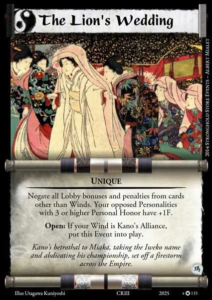 The Lion's Wedding
