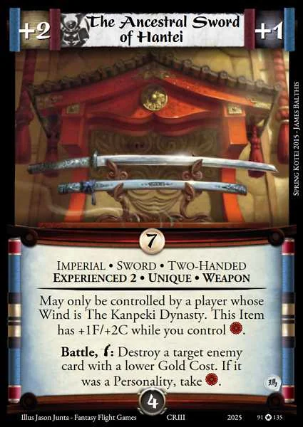 The Ancestral Sword of Hantei