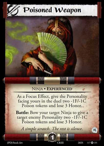 Poisoned Weapon