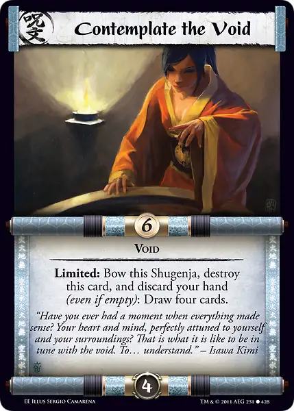Contemplate the Void