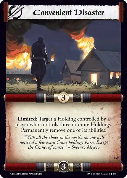 Convenient Disaster