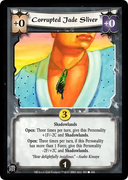 Corrupted Jade Sliver