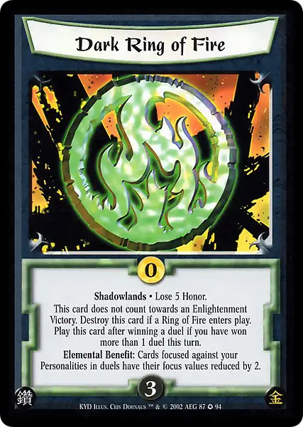 Dark Ring of Fire