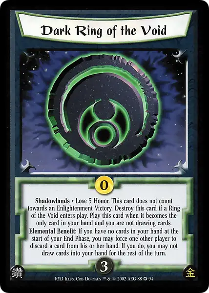 Dark Ring of the Void