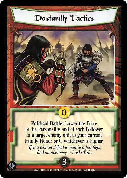 Dastardly Tactics