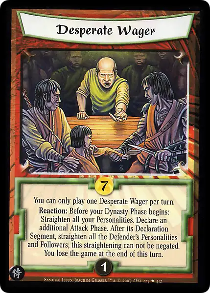 Desperate Wager