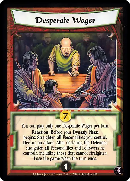 Desperate Wager