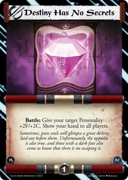 Destiny Has No Secrets