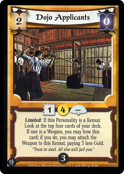 Dojo Applicants