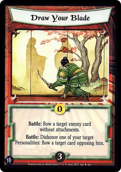 Draw Your Blade