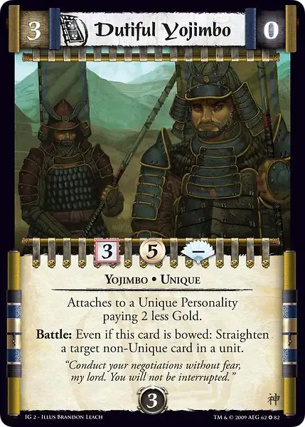 Dutiful Yojimbo