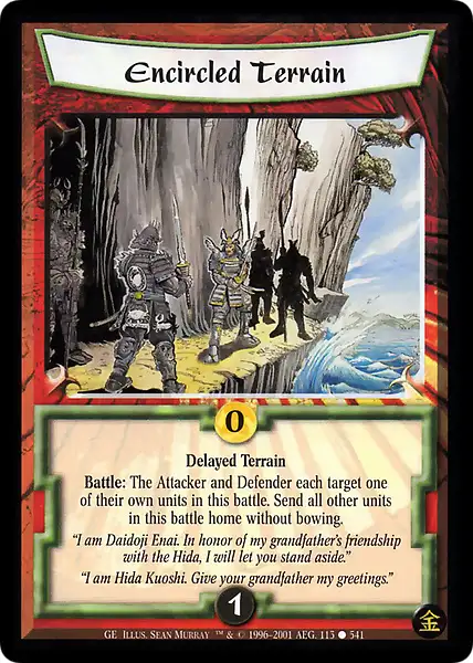 Encircled Terrain