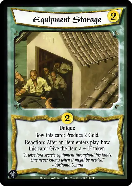 Equipment Storage