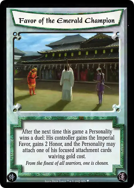 Favor of the Emerald Champion