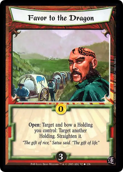 Favor to the Dragon