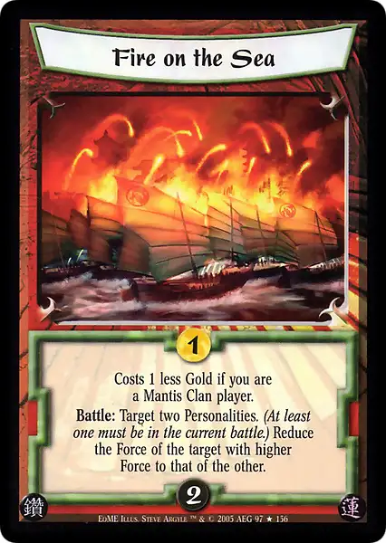 Fire on the Sea