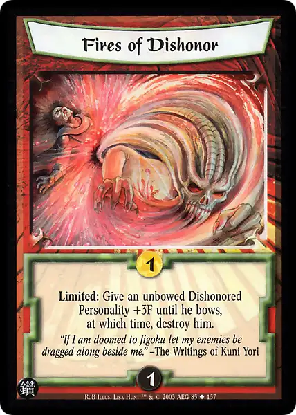 Fires of Dishonor