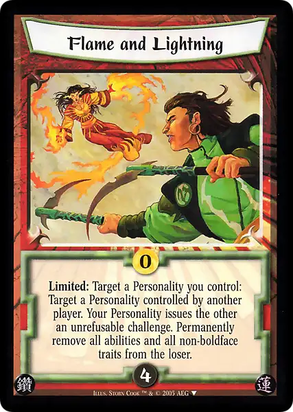 Flame and Lightning