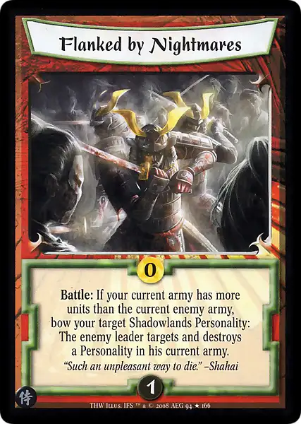Flanked by Nightmares