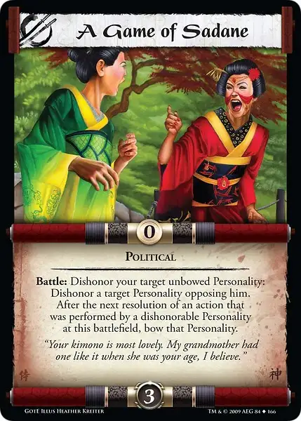 A Game of Sadane