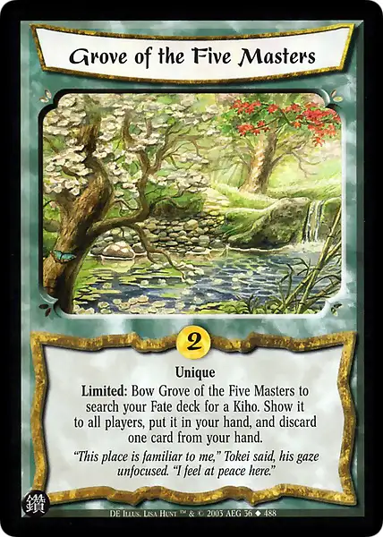 Grove of the Five Masters