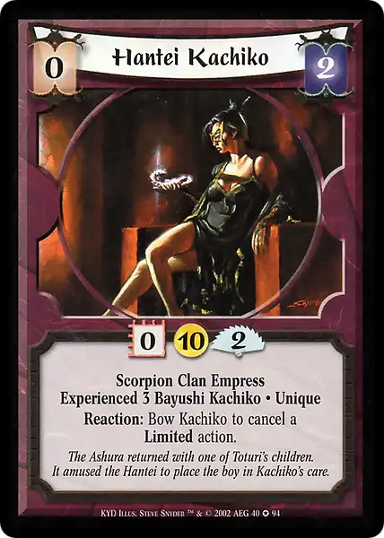 Hantei Kachiko • Experienced 3KYD