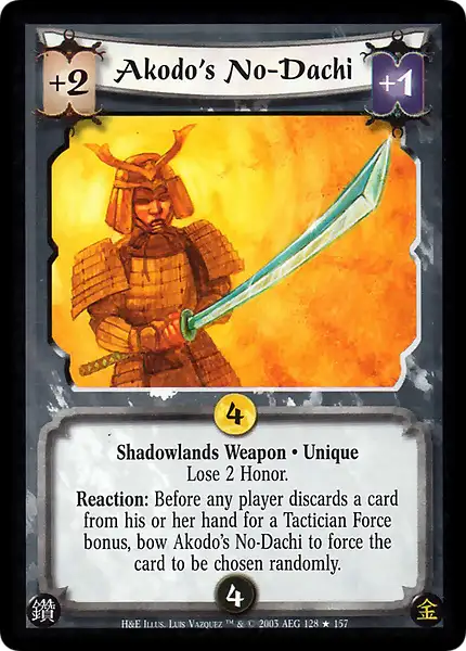 Akodo's No-Dachi