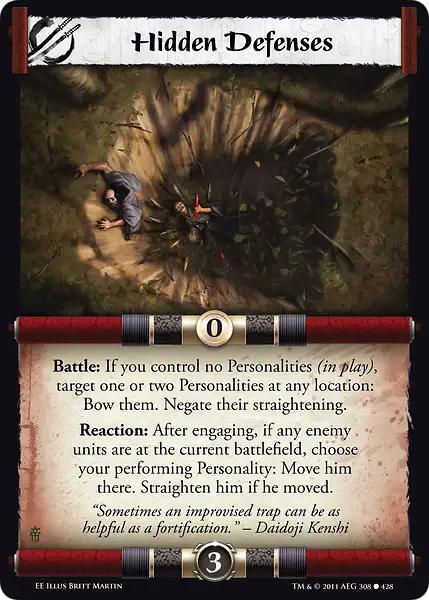 Hidden Defenses