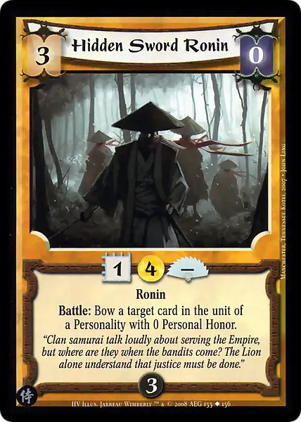 Hidden Sword Ronin