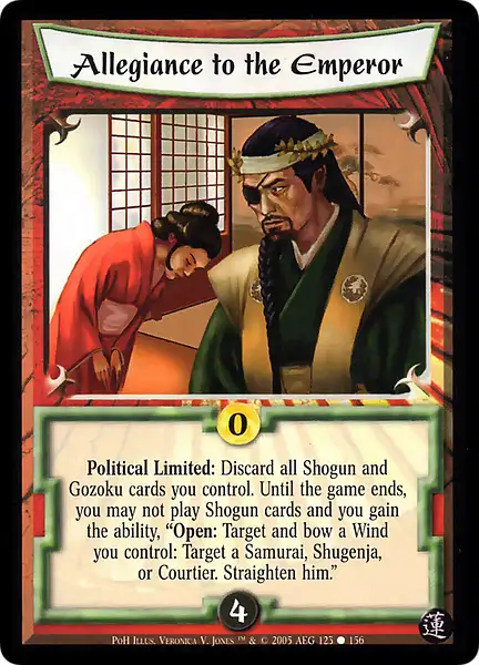 Allegiance to the Emperor