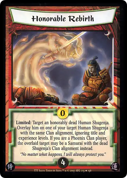 Honorable Rebirth