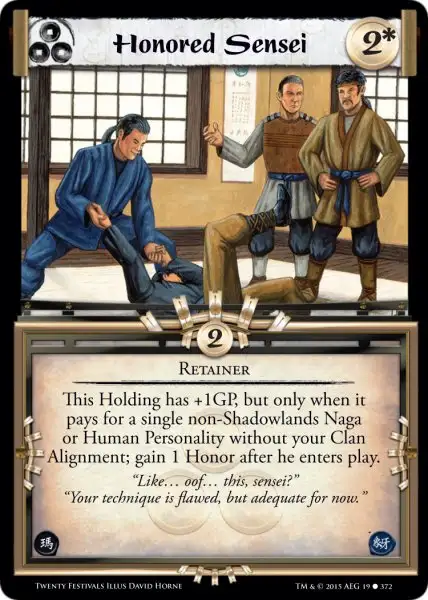 Honored Sensei