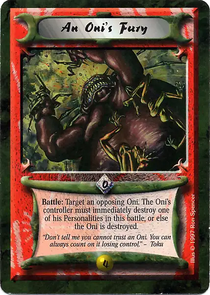 An Oni's Fury
