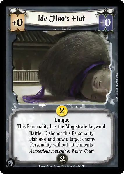 Ide Jiao's Hat