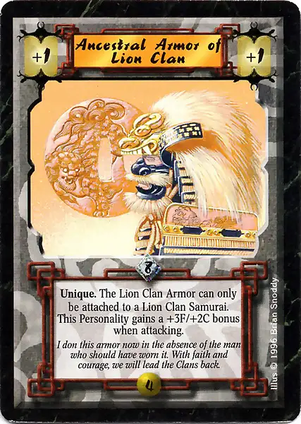 Ancestral Armor of Lion Clan